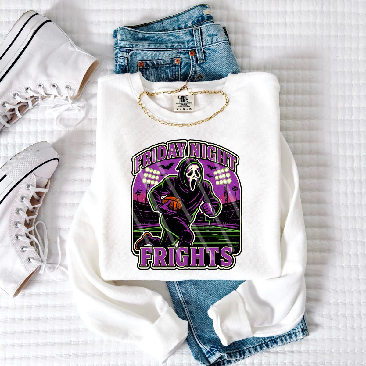 Friday night lights football purple GF (MZ) 113555 DTF transfer