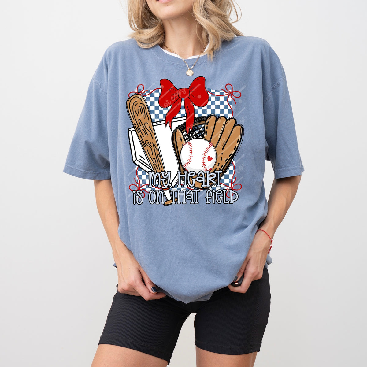 My heart is on that field baseball (MZ) DTF Transfer
