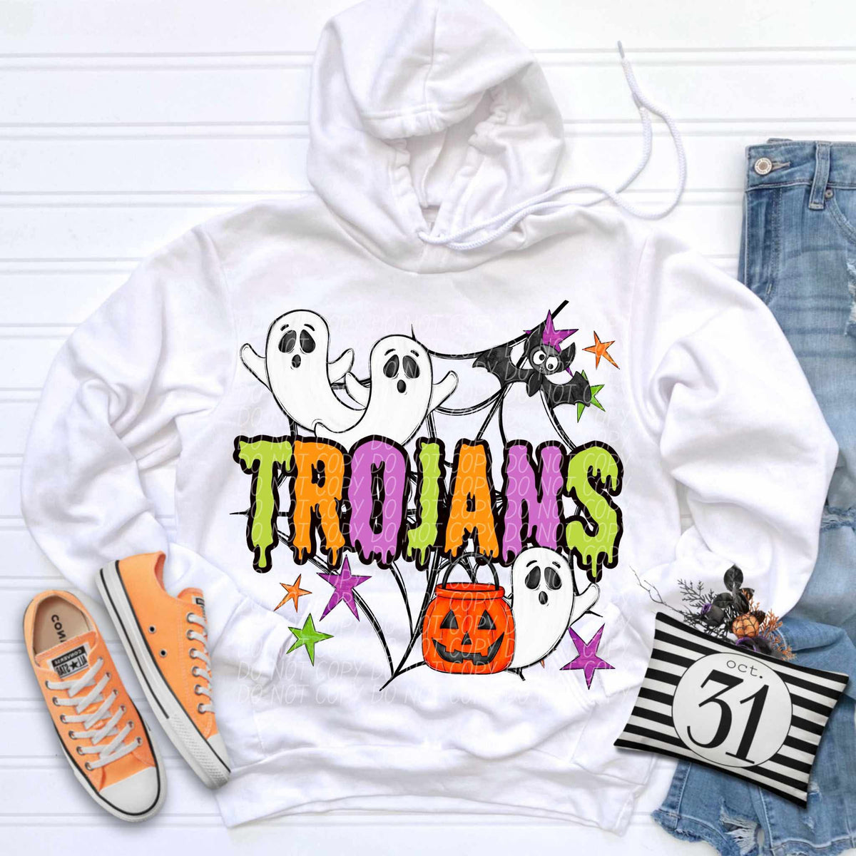 Trojans Halloween (City) DTF transfer