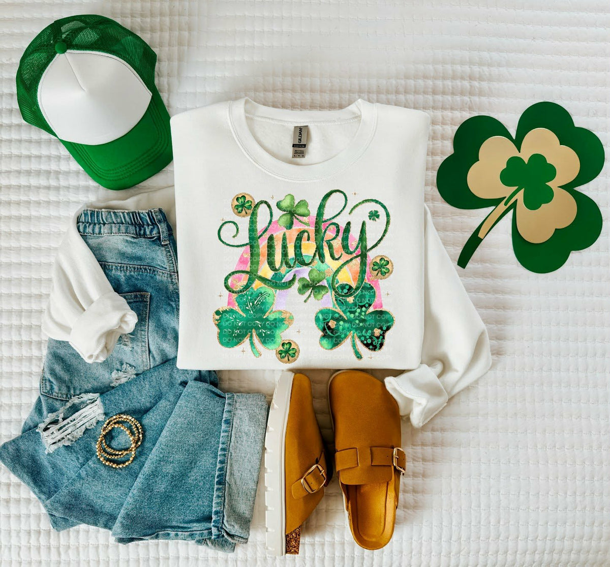 Lucky rainbow (scg) DTF transfer