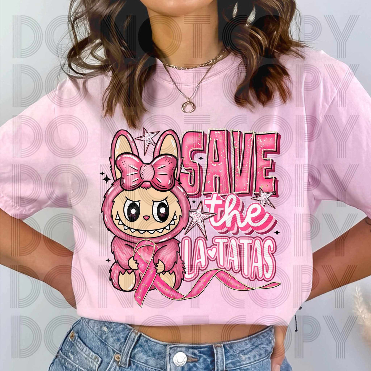 Save the la-tatas (LYTTLE) DTF transfer