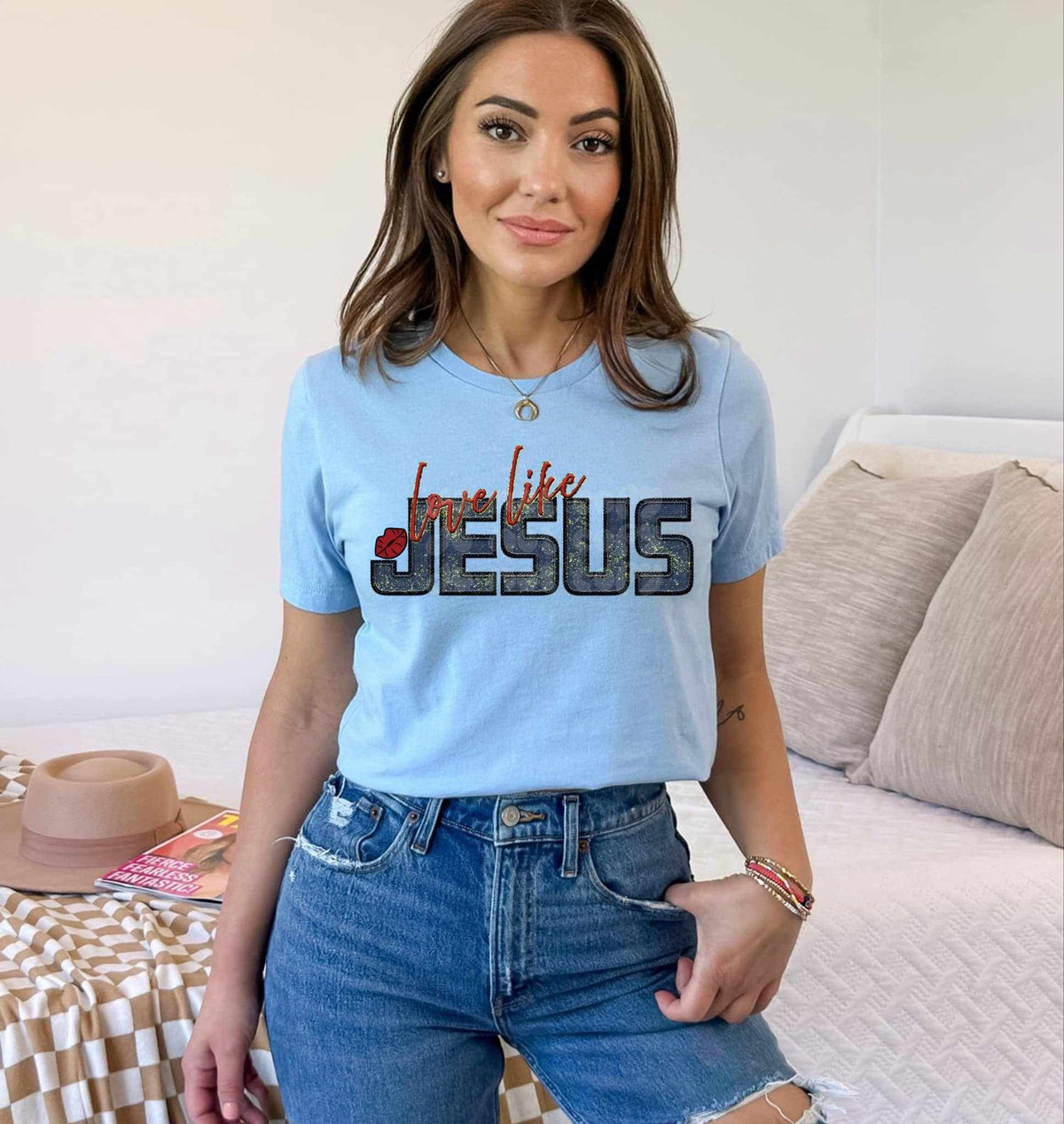 Love like Jesus exclusive 73290 DTF transfer