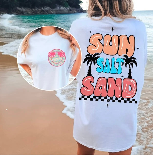 Sun salt sand BACK 96689 DTF transfer