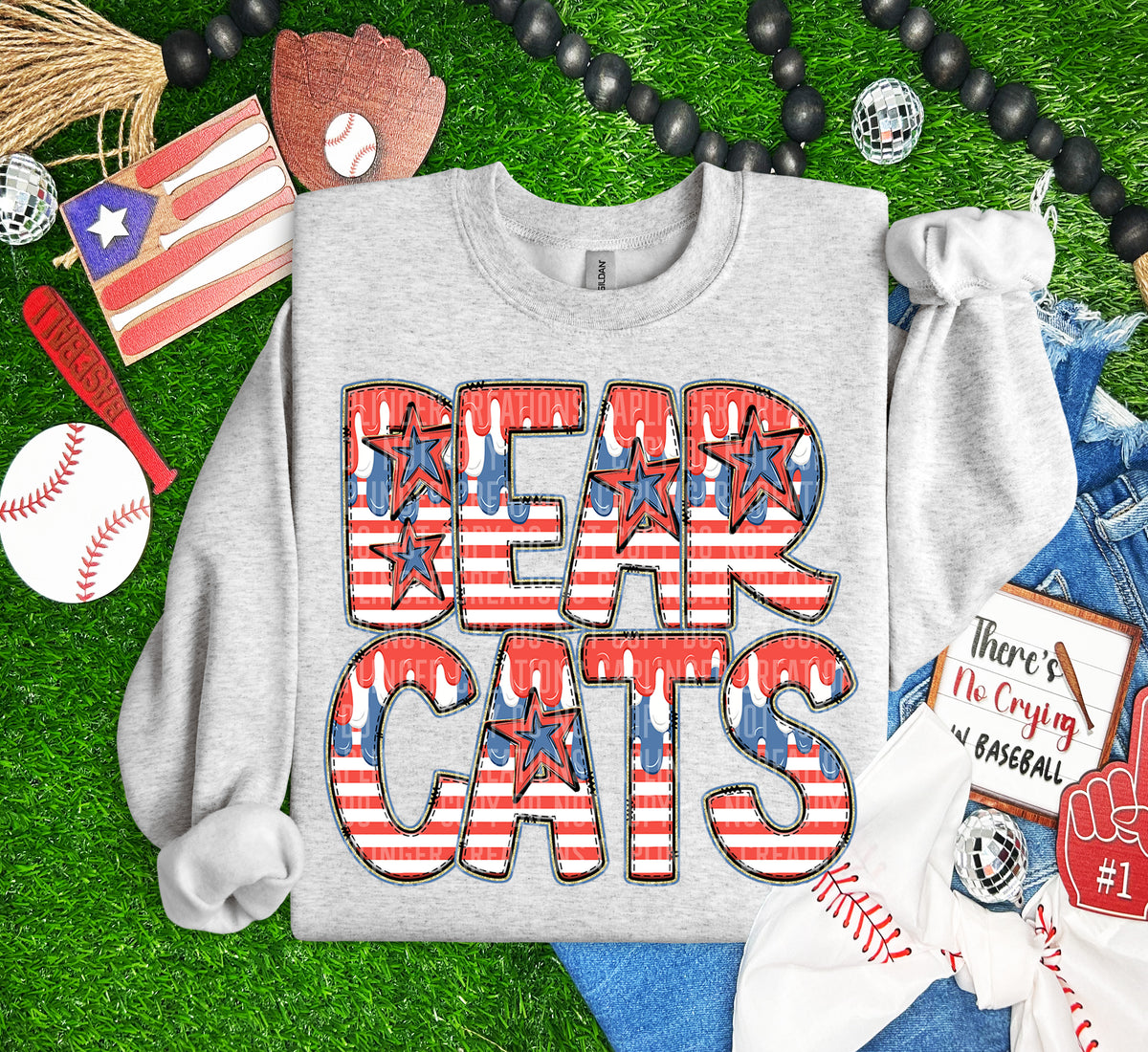 Bear Cats drip (Caplinger) DTF transfer