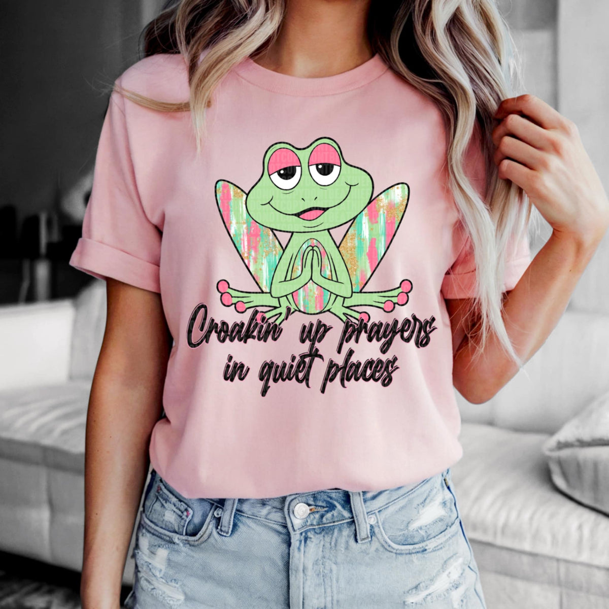 Croakin up prayer in quiet places (SDD) 98386 DTF transfer