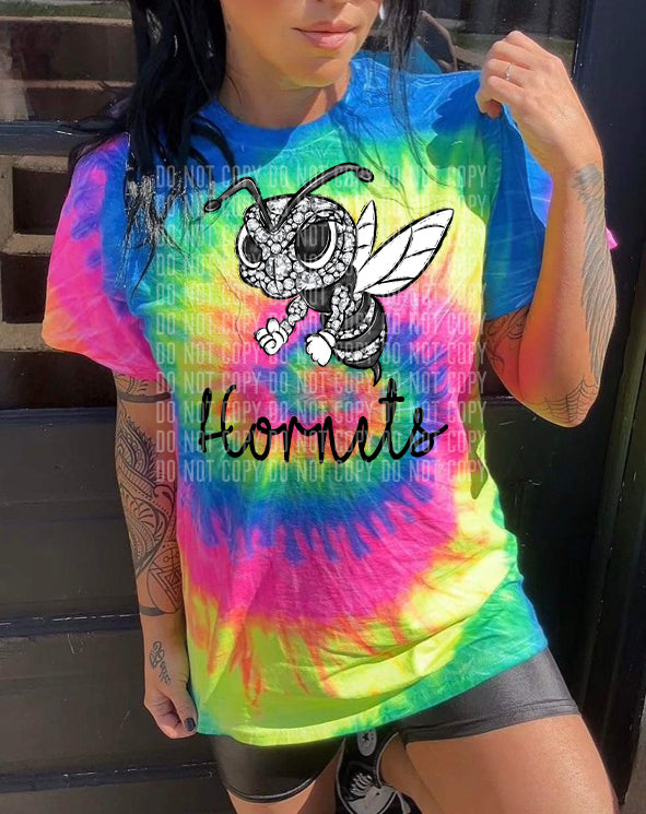 Faux Sequins Mascot Hornets 30754 DTF transfers
