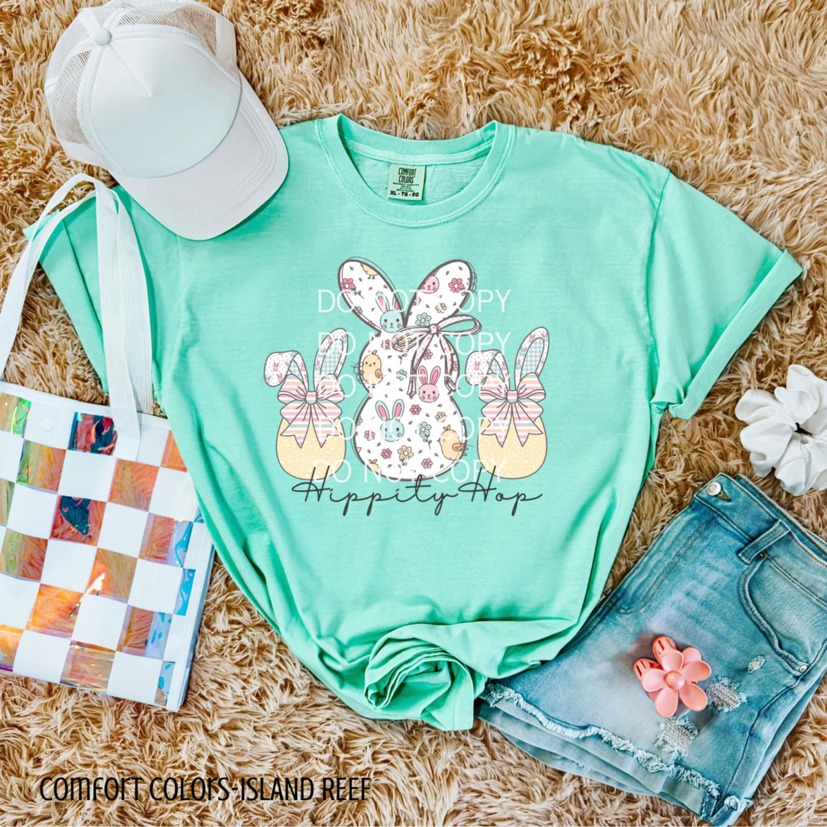 Hippity hop bunnies (CSG) 87967 DTF transfer