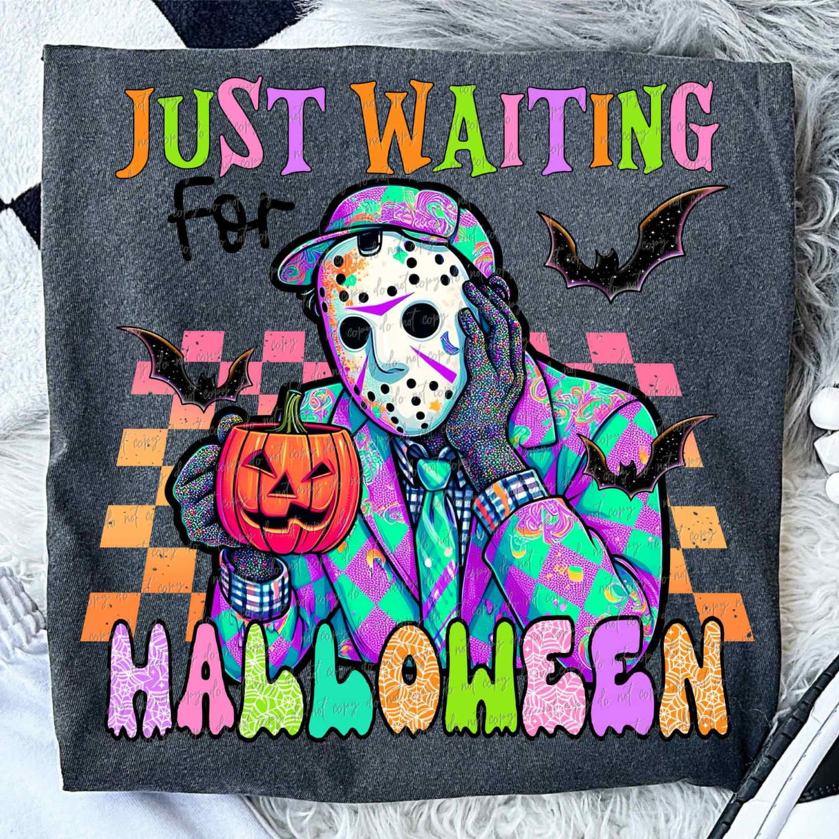 Just waiting for Halloween 2 107129 DTF transfer