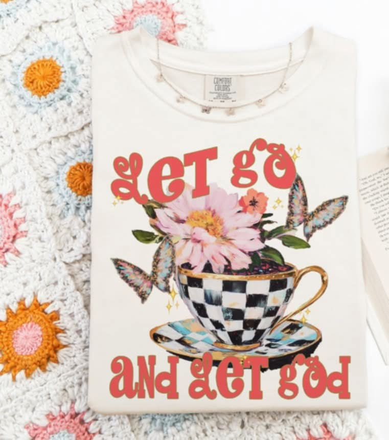 Let go and let god cup (S&G) 106910 DTF transfer