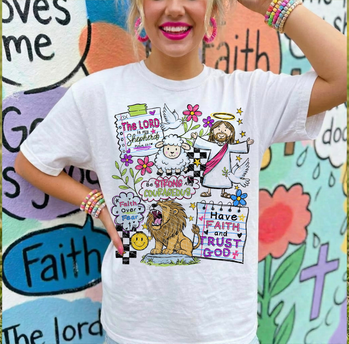 My lord is my shepherd Sunday Special DTF transfer