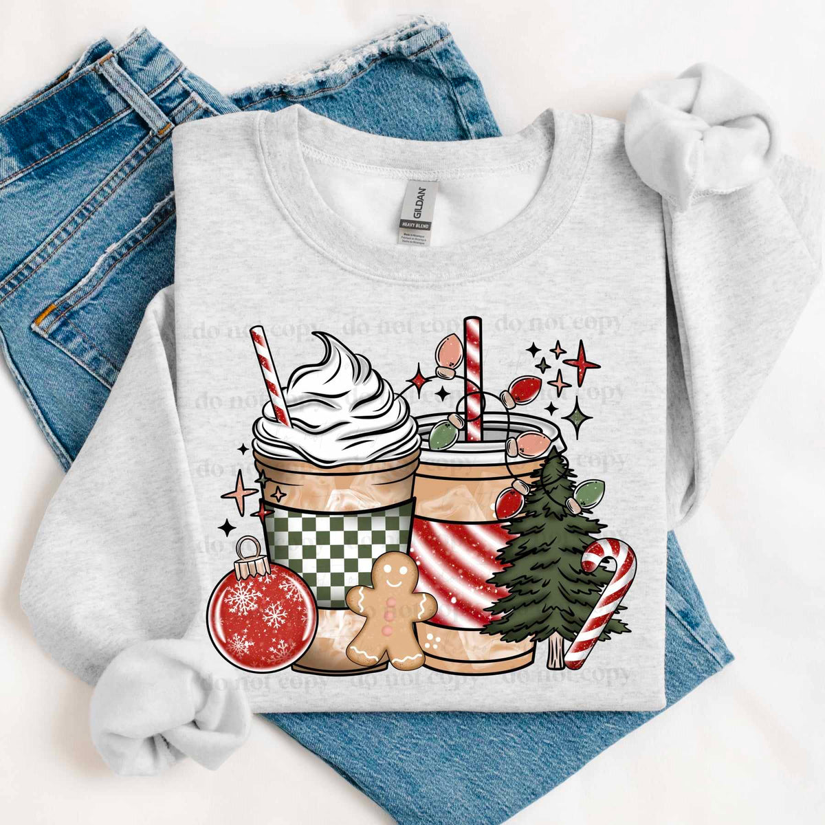 Christmas coffee (CSC) 64639 DTF transfer