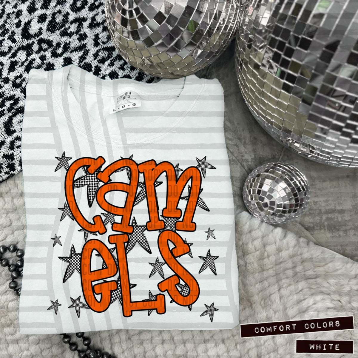 Orange Staggered Mascots (Caplinger)