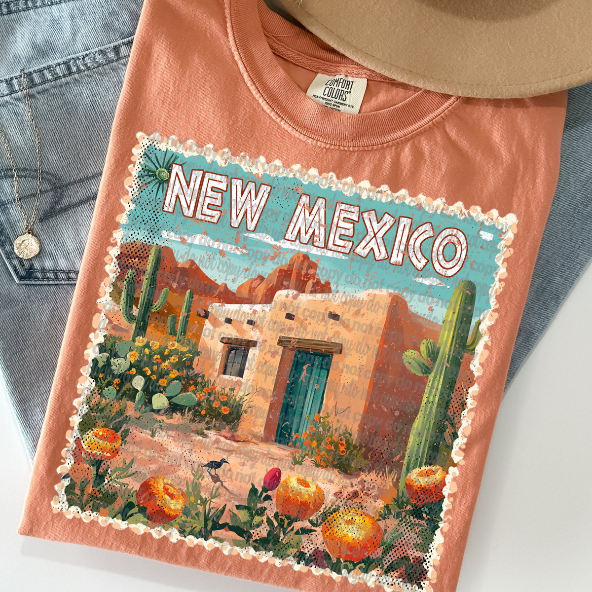 New Mexico State Stamp (TTD) 99106 DTF transfer