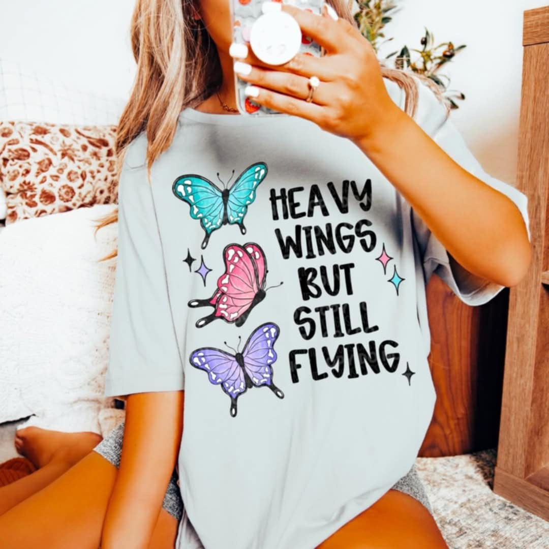 Heavy wings but still flying (CMD) 96159 DTF transfer