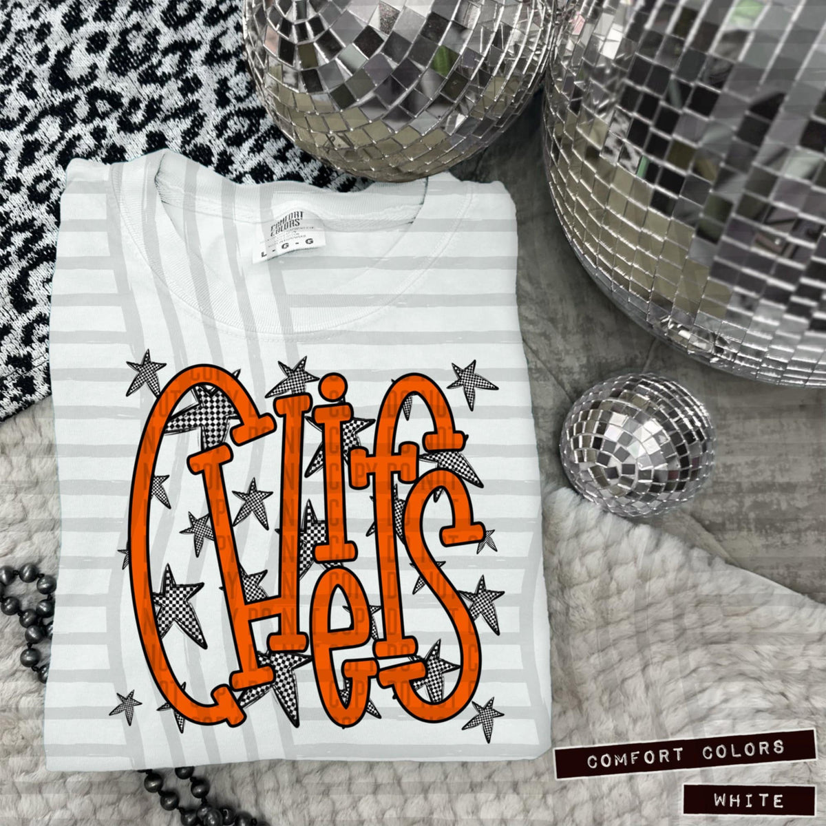 Orange Staggered Mascots (Caplinger)