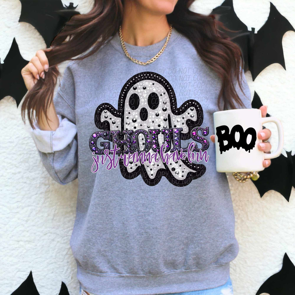 Ghouls just wanna have fun ghost (CITY) 55902 DTF transfer