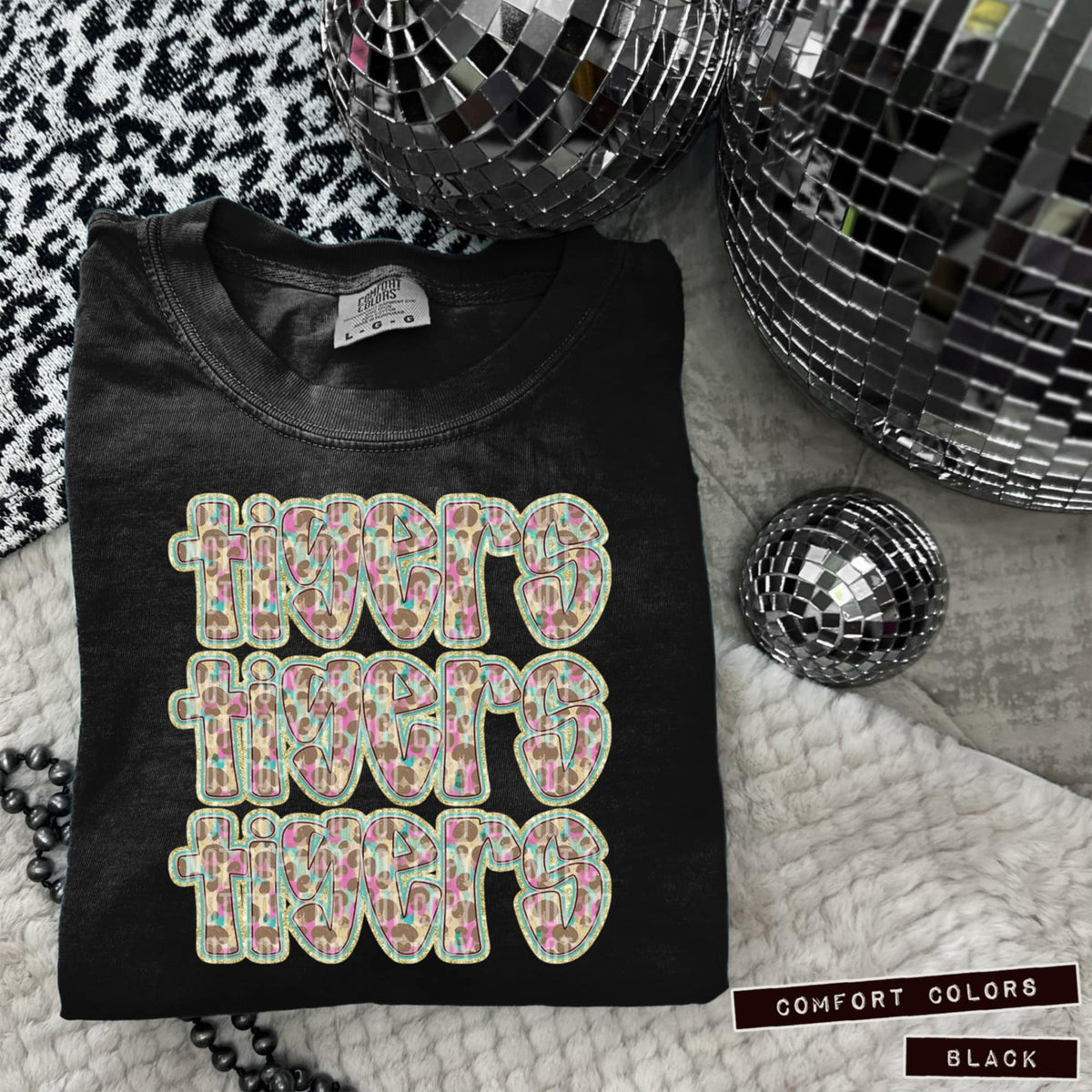 Tigers Leopard Stacked (Caplinger) 98501 DTF transfer