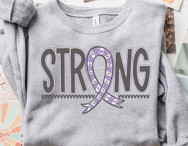 Strong light purple ribbon (S&G) 52738 DTF transfer