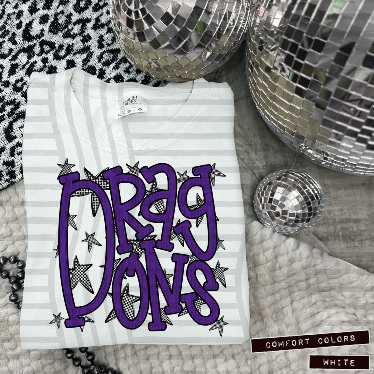 Purple Staggered Mascots (Caplinger)