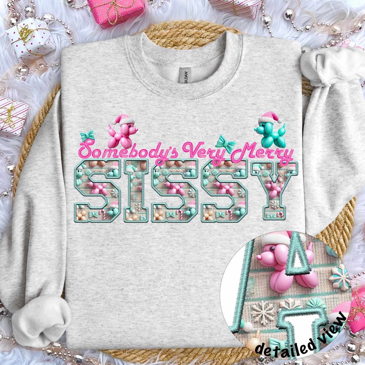 Somebody’s very merry sissy (HW) 64414 DTF transfer