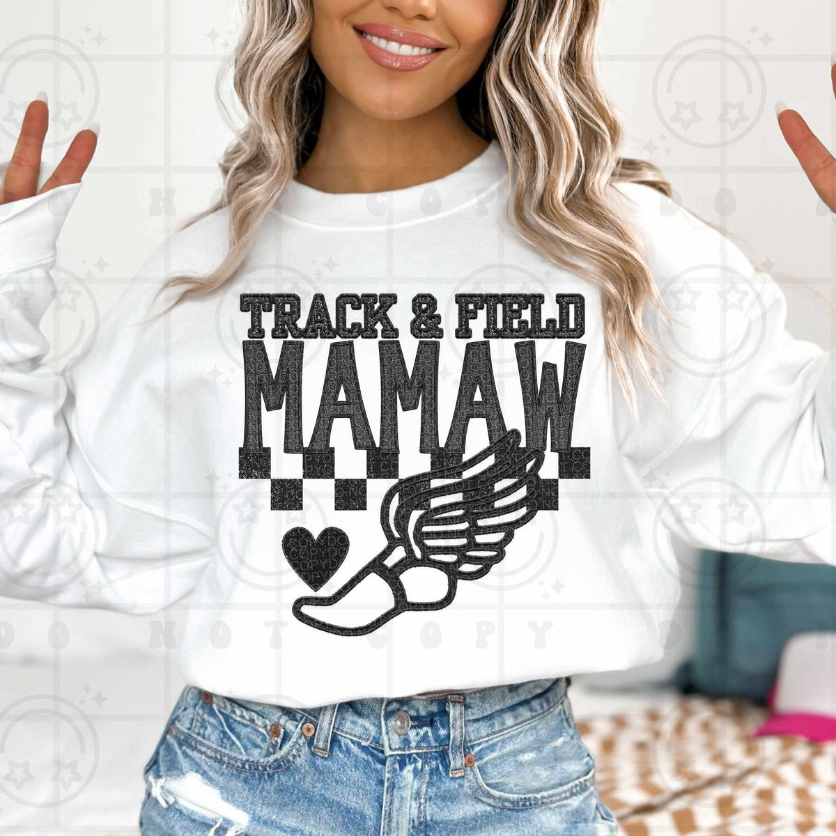 Track & field mamaw (HW) 84570 DTF transfer