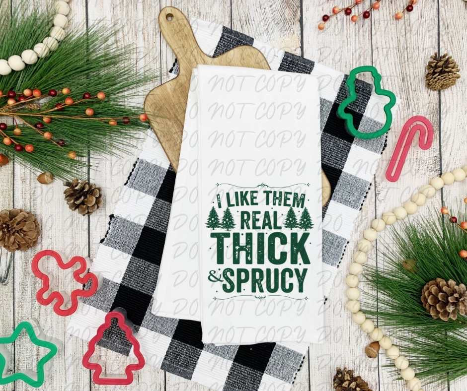 I like them real thick & sprucy (VINTAGE) 64114 DTF transfer