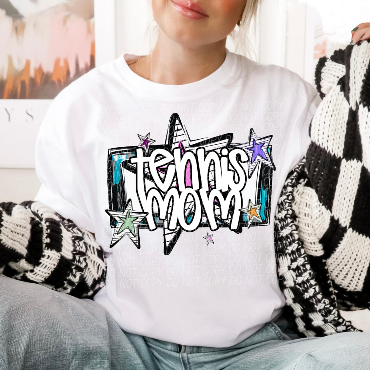 Tennis mom stars (CITY) 85432 DTF transfer