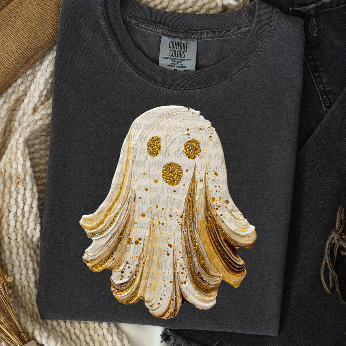 Ghost Faux Paint TTD DTF transfer