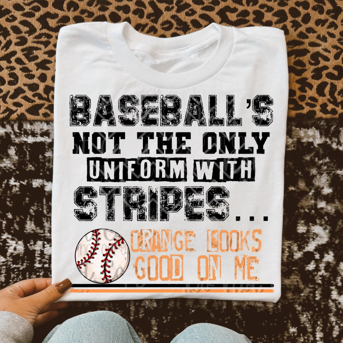 Baseball’s not the only uniform with stripes LINES (Virgo) 96762 DTF transfer