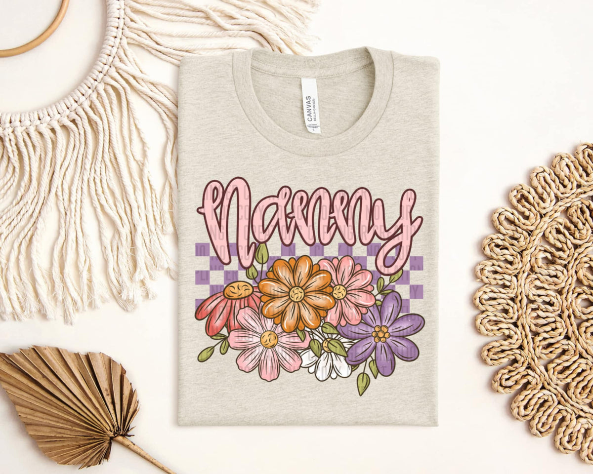 Nanny flowers (Caplinger) 92697 DTF transfer