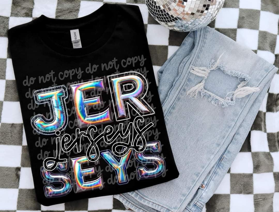 Jersey holographic 50703 DTF transfer