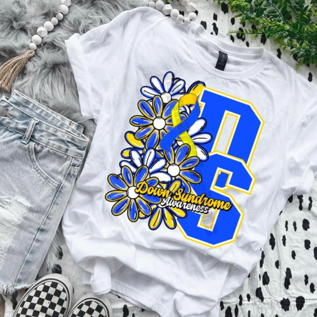 Down syndrome awareness 92146 DTF transfer