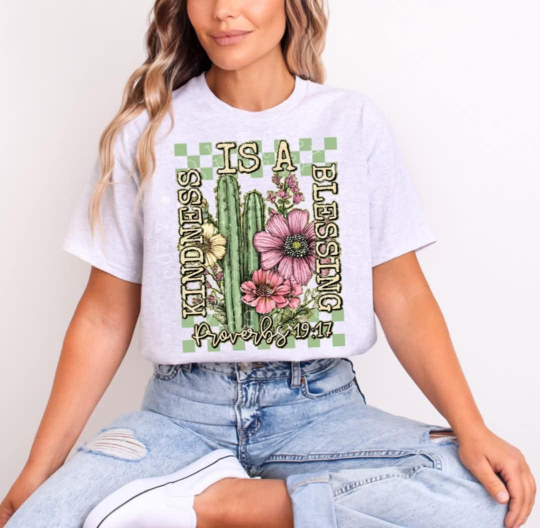 Kindness is a blessing (C’s) 96642 DTF transfer