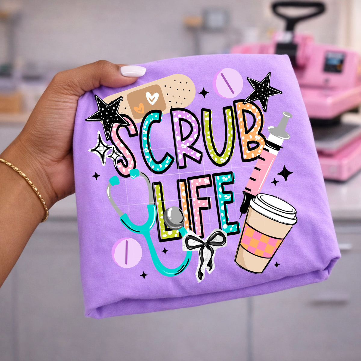 Scrub life (CSC) DTF Transfer
