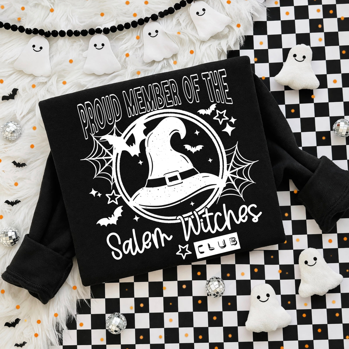 Salem witches club (all white) (CSC) DTF Transfer