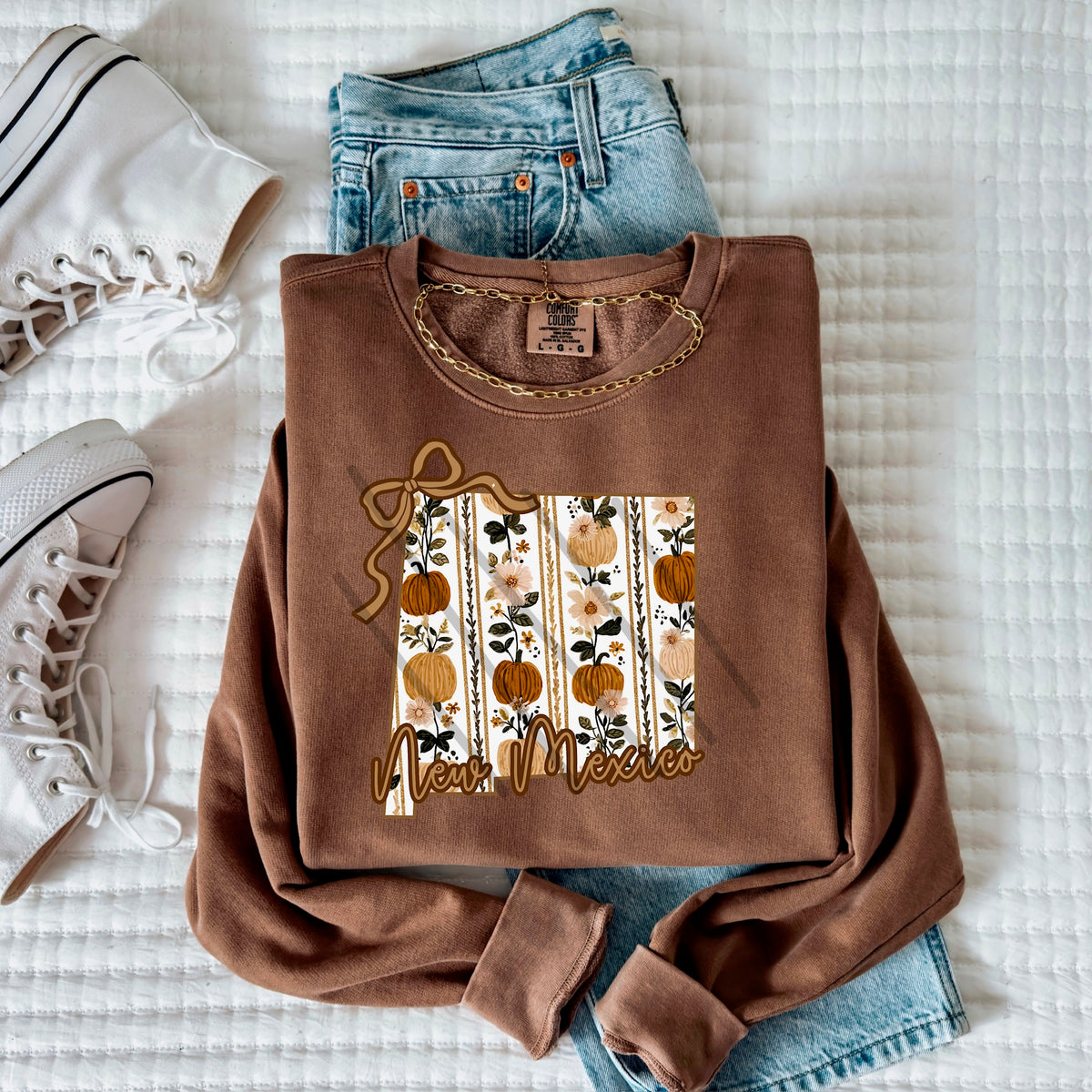 New Mexico fall pumpkin state (MZ) 113577 DTF Transfer