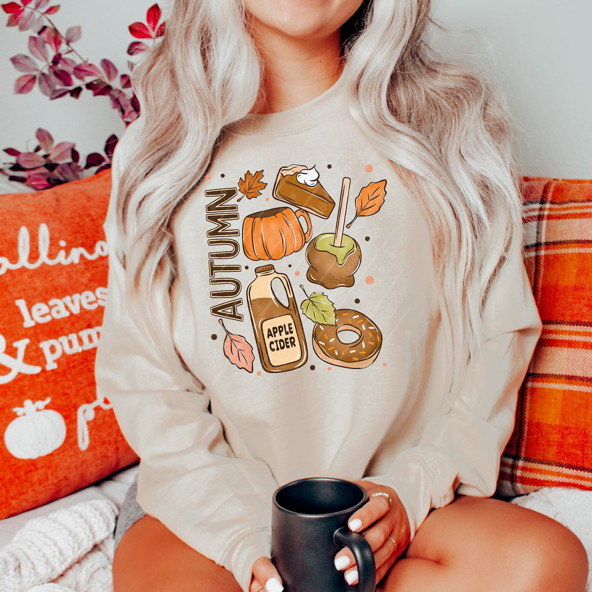 Autumn food collage exclusive DTF Transfer