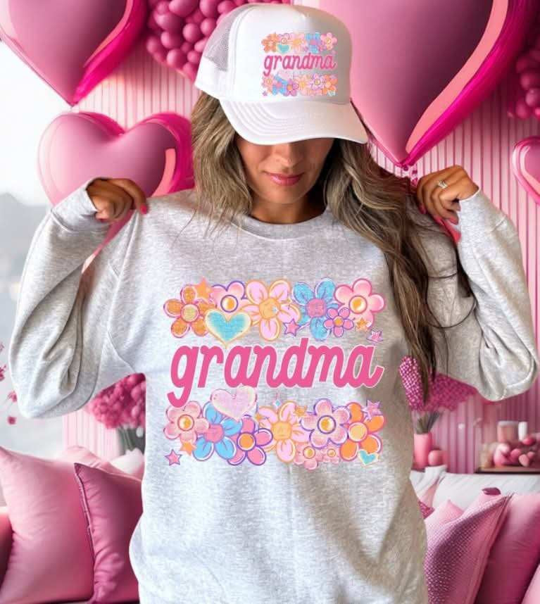Grandma flowers (S&G) 77588 DTF transfer