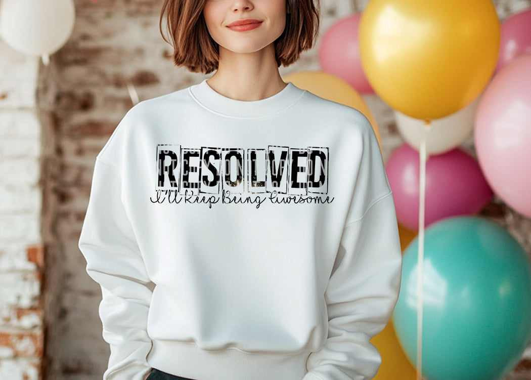 Resolved I’ll keep being awesome black (caplinger) 73101 DTF transfer