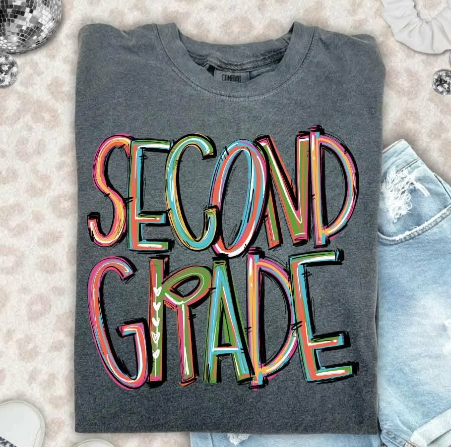 Second grade pixie words (S&G) DTF Transfer