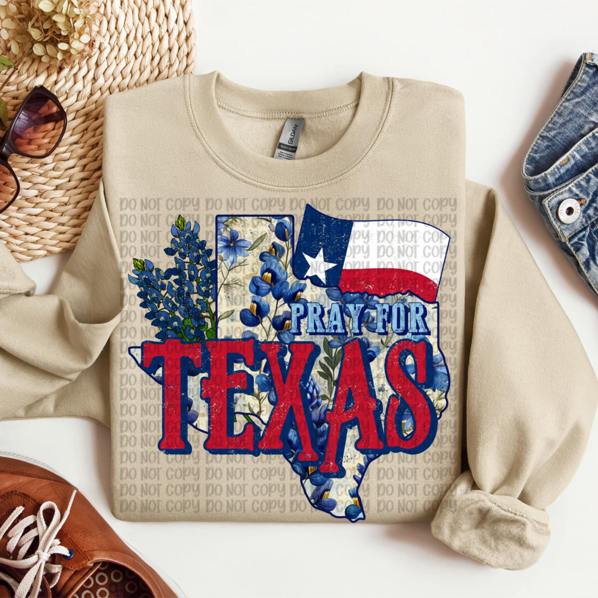 Pray For Texas VP DTF transfer