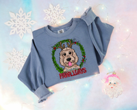 Golden Doodle Happy Pawlidays 30327 DTF TRANSFER