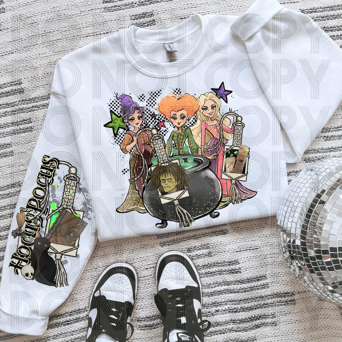 HP witches (front only) RENEWED DTF transfer