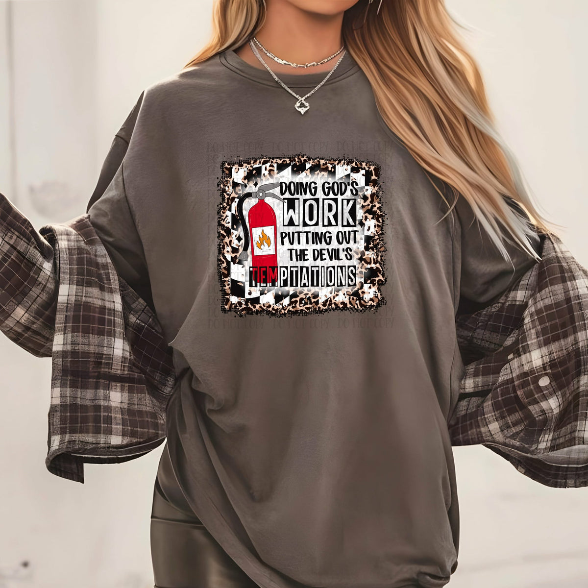 Doing Gods work (SSD) DTF TRANSFER