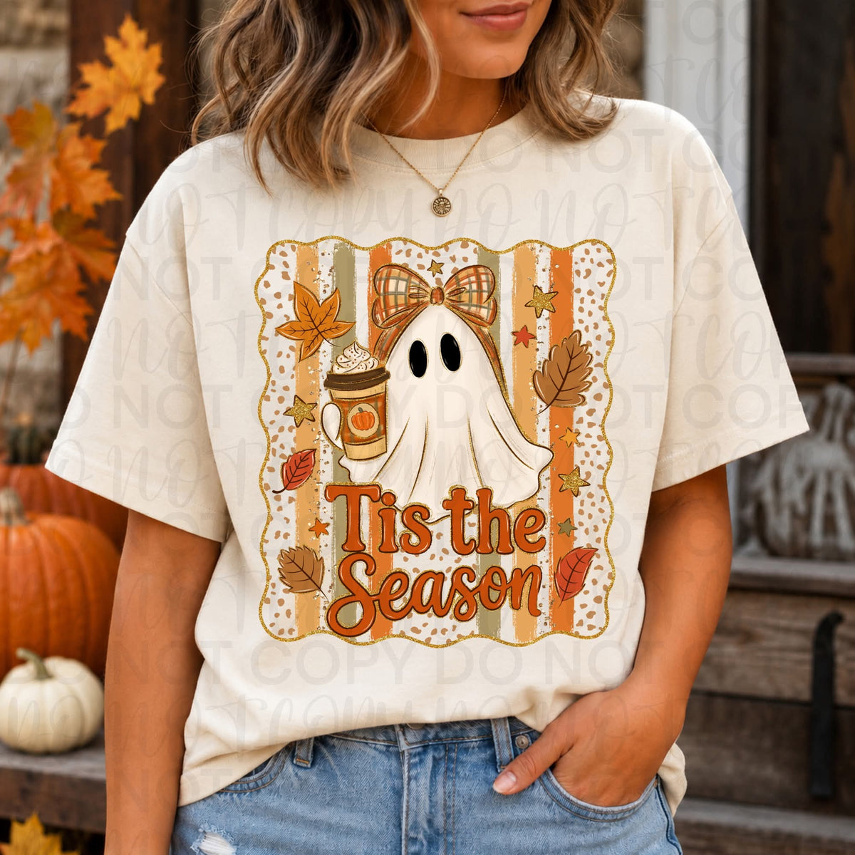 Tis the season fall ghost Sunday Special DTF transfer