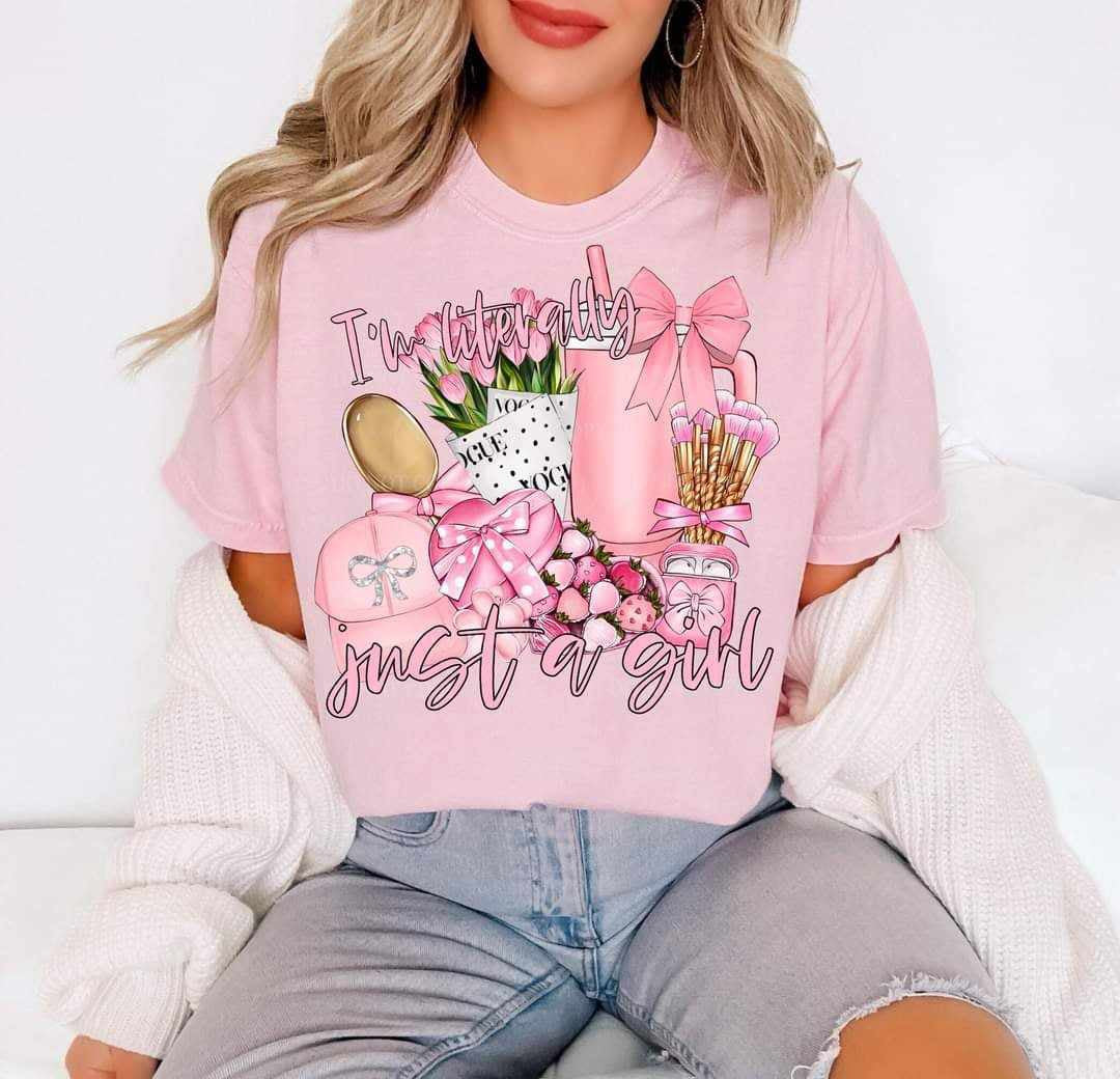 I’m literally just a girl (LYTTLE) 67852 DTF transfer