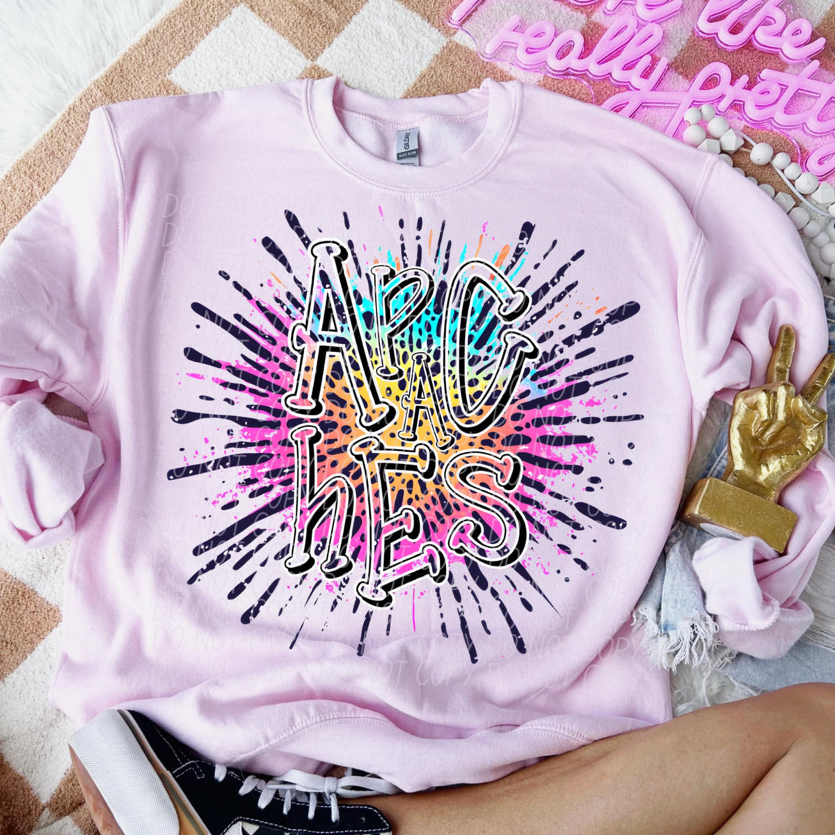 Colorful Burst Mascots (City)