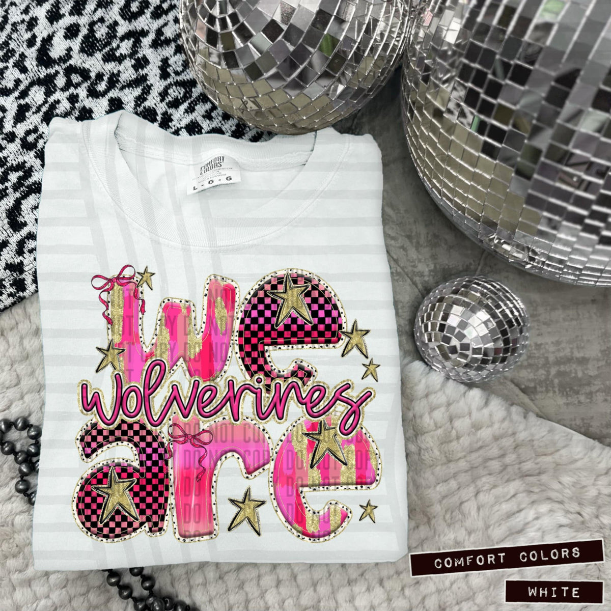 We are wolverines pink (Caplinger) 100959 DTF transfer