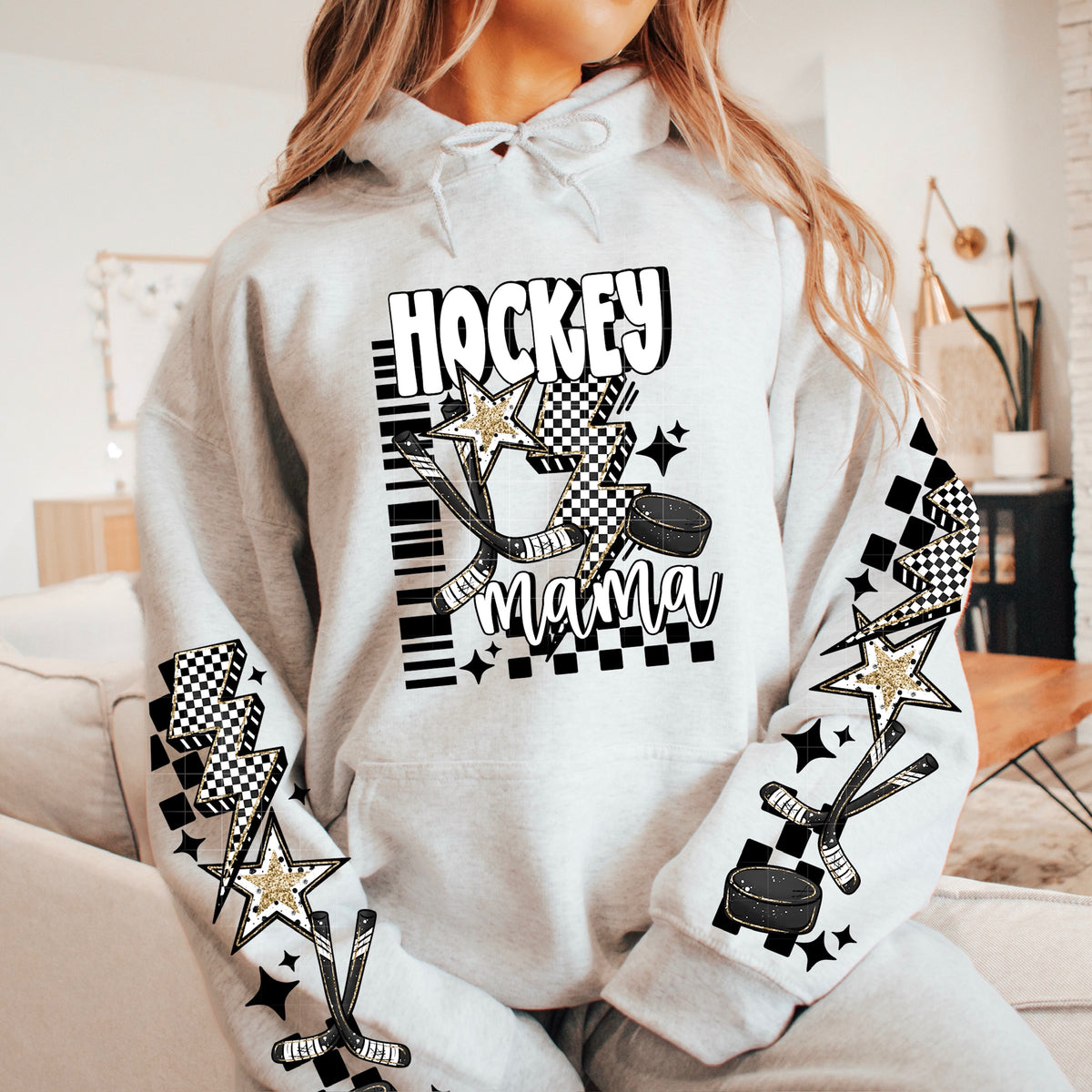 Hockey Mama (front only) CSC DTF transfer