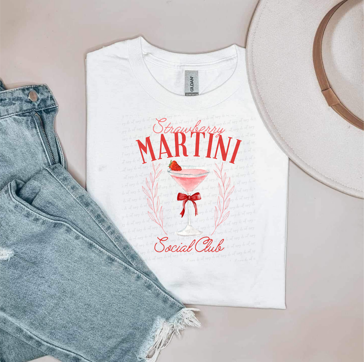 Strawberry Martini Social Club 30090 DTF transfer